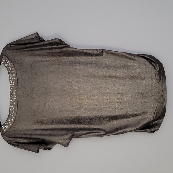 Rock & Republic Metallic Look Studded Top - Picture 5 of 11